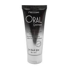 ORAL GOURMET ICE BLACK MINT GEL COMESTÍVEL 45G - PESSINI