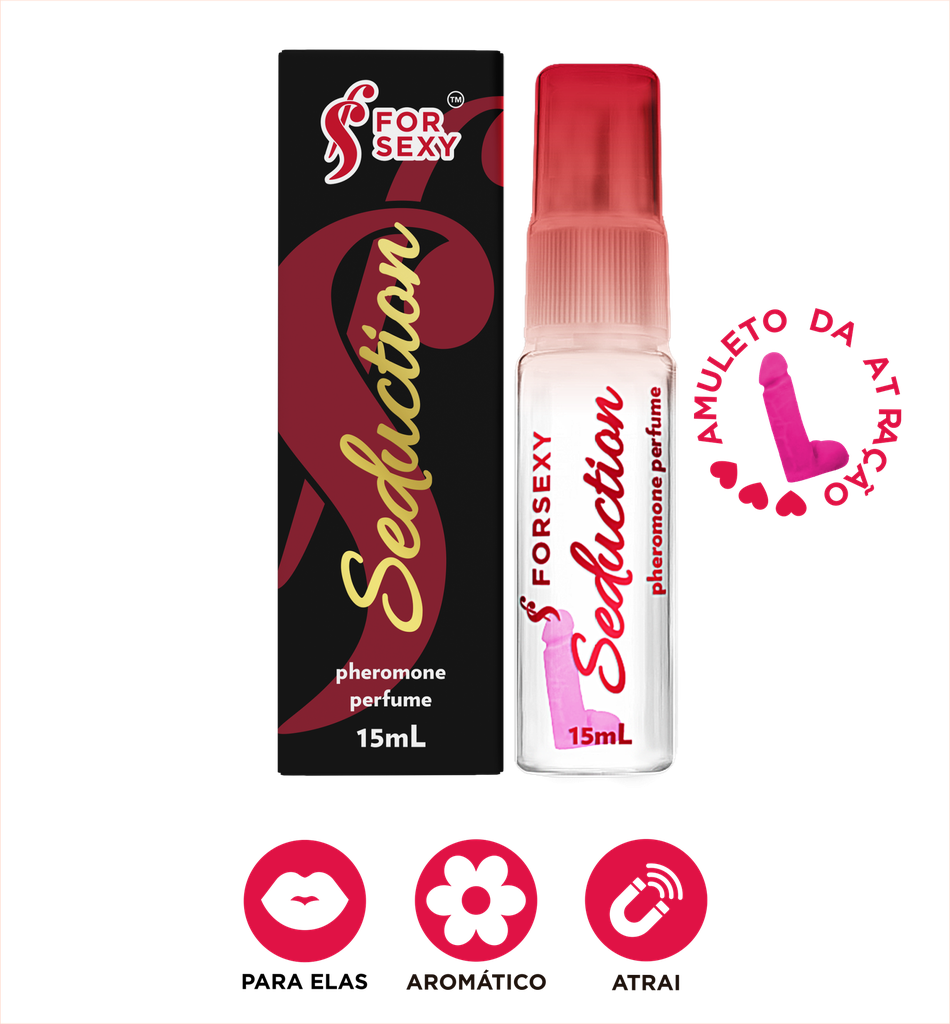 SEDUCTION PHEROMONE PERFUME FEMININO 15ML - FOR SEXY