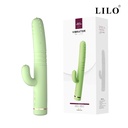 VIBRADOR PONTO G EM FORMATO DE CACTO COM 10 MODOS DE VIBRAÇÃO E 7 MODOS VAI E VEM - LILO PG113