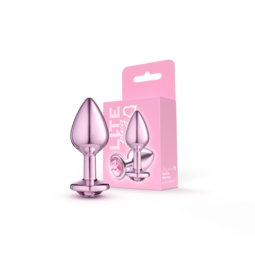 PLUG ANAL TAMANHO M ROSA 38G - SEXY FANTASY 263