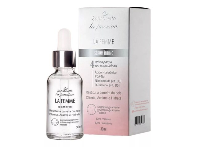 SÉRUM ÍNTIMO HIDRATANTE LA FEMME 30ML - SOFISTICATTO