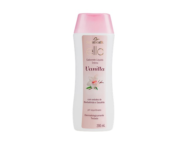 ELLA VANILLA SABONETE LÍQUIDO ÍNTIMO 200ML - SOFISTICATTO