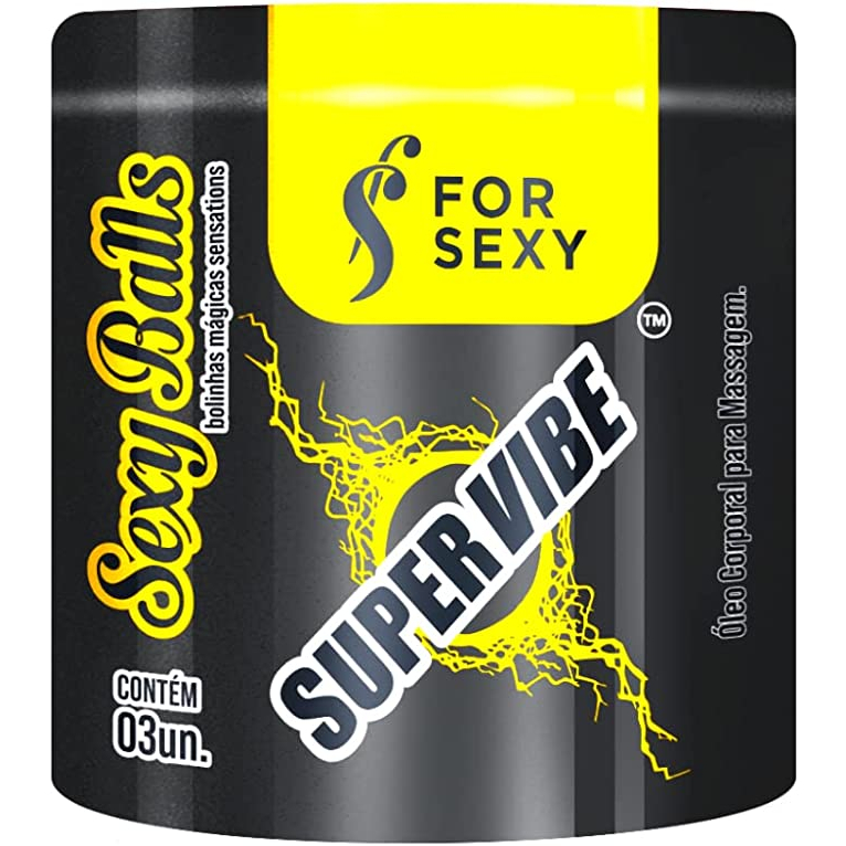 SEXY BALLS SUPER VIBE 3 UNIDADES - FORSEXY