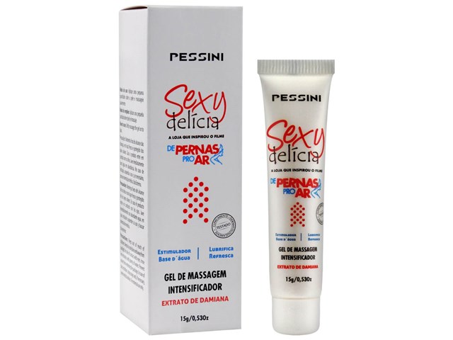 GEL DE MASSAGEM INTENSIFICADOR SEXY DELÍCIA 15G - PESSINI