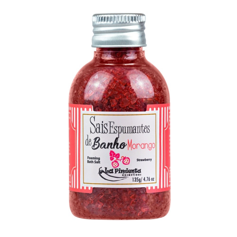 SAIS ESPUMANTES DE BANHO MORANGO 135G - LA PIMIENTA