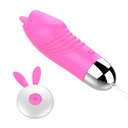 VIBRADOR BULLET COM LÍNGUA ESTIMULADORA E CONTROLE REMOTO COM 10 MODOS DE VIBRAÇÃO - IMPORTAÇÃO BW041