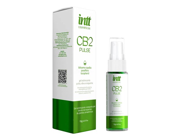 CB2 PULSE GEL ESTIMULANTE PULSA, VIBRA E ESQUENTA 15G - INTT