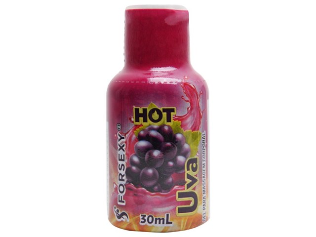 UVA HOT GEL COMESTÍVEL 30ML - FORSEXY