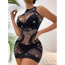 BODYSTOCKING VESTIDO SENSUAL KALISHA - IMPORTAÇÃO 6717