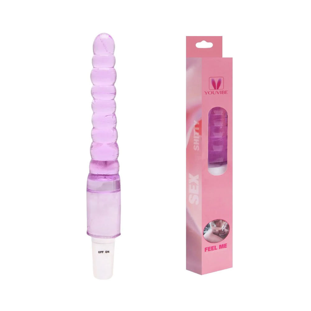 VIBRADOR BASTÃO ESCALONADO COM VIBRADOR REMOVÍVEL - IMPORTAÇÃO VB033