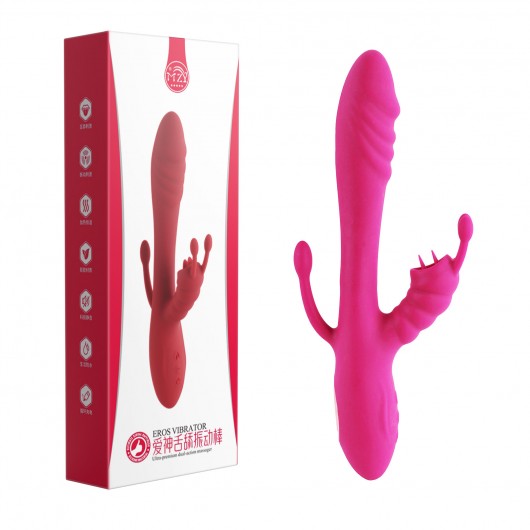 VIBRADOR DE PONTO G COM ESTIMULADOR DE CLITÓRIS - IMPORTAÇÃO VB134