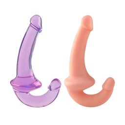 [0001150] BIG DILDO PÊNIS REALÍSTICO DE CASAL 14,5X3,4 - SI 8230