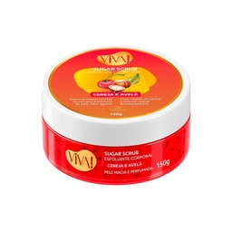 [0001211] ESFOLIANTE CORPORAL SUGAR SCRUB CEREJA E AVELÃ COLEÇÃO VIVA! 150G - SOFISTICATTO