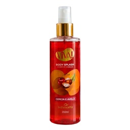 [0001216] BODY SPLASH CEREJA E AVELÃ PARA CORPO E CABELO COLEÇÃO VIVA! 200ML - SOFISTICATTO