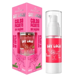 [0001224] SOY LOCA CALDA PICANTE BEIJÁVEL CALIENTE NÍVEL 1 MARSHMALLOW DE CEREJA 30ML - SOFISTICATTO
