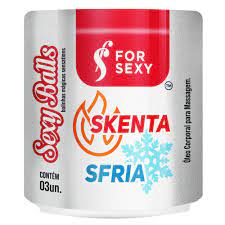 [000299] SEXY BALLS SKENTA SFRIA 3 UNIDADES - FORSEXY