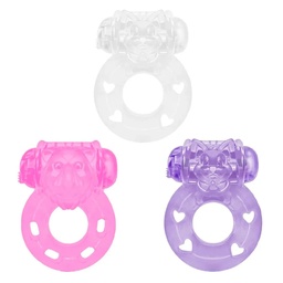 [000393] ANEL PENIANO COM ESTIMULADOR FORMATO DE BICHINHO COM CÁPSULA VIBRATÓRIA - IMPORTAÇÃO AN021 1019