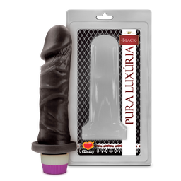 [000564] PRÓTESE COM VIBRO PRETO 15,3X4CM SEXY FANTASY - PCP008