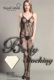 [000860] BODYSTOCKING MACACÃO SENSUAL ARRASTÃO - 7501