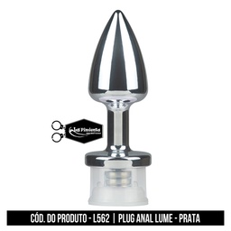 [0000909] LUME PLUG ANAL COM LUZ LED 25G - LA PIMIENTA L562